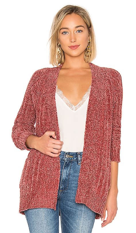 chenille oversized cardigan